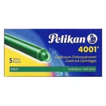 Pelikan Naboje dugie GTP/5 zielone 5 szt.