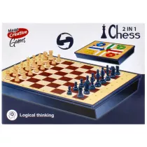 Gra Szachy 2W1 MEGA CREATIVE 511316