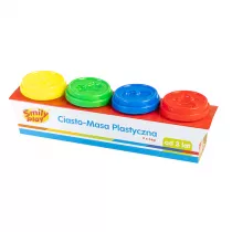 Masa plastyczna 4 kolory 56 g SMILI PLAY 83347 AN Smily Play