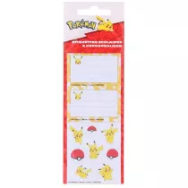 Zestaw naklejek na zeszyty Pokemon