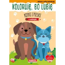 Koloruj� bo lubi� Kotki i pieski + naklejki