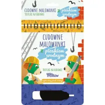 Malowanki z pisakiem wodnym.Trefliki na budowie