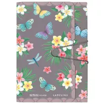 Herlitz Teczka rozk�adana A4 PP Ladylike Butterflies