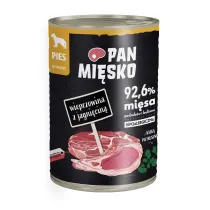 Pan Misko Karma mokra dla psa Wieprzowina z jagnicin (dorosy) 400 g