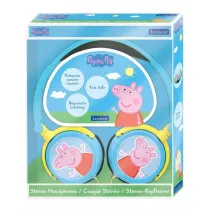 Sk�adane s�uchawki przewodowe stereo �winka Peppa z g�o�no�ci� bezpieczn� dla dzieci Lexibook HP015PP