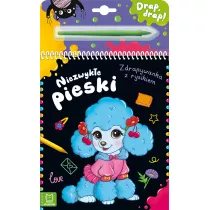 Niezwyke pieski. Zdrapywanka z rysikiem