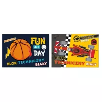 Beniamin Blok techniczny A4 Chopiec biay 10 kartek