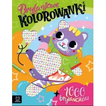 Brylantowe kolorowanki z kotkiem. 1000 brylancik�w
