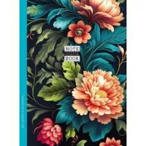 Fresh Notatnik ozdobny Flora 143x200 mm, kratka 64 kartek