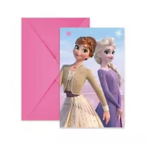 Godan Zaproszenia Frozen 2 6 szt.
