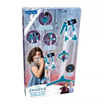 Lexibook-Apollo Mikrofon Frozen ze wieccym statywem, wbudowanym gonikiem, efektami dwikowymi S150FZ