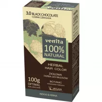 Venita Herbal Hair Color zioowa farba do wosw 3.0 Czarna Czekolada 100 g