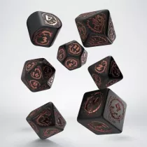 Komplet koci Dragons czarno-miedziane Q-Workshop
