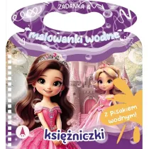 Malowanka 200X140  Zadanka & malowanki wodne. Ksi�niczki  PISAK SKRZAT 980652