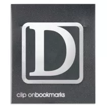 If Metalowa zakadka - Litera D Clip-on