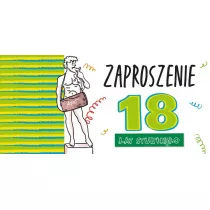 Henry Zaproszenie Urodziny 18 Ch�opak 5 szt.