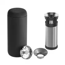 Fellow Carter Infuser Set - Kubek Carter Move Mug Czarny + Zaparzacz Carter Infuser 473 ml