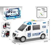 Auto policja �wiat�o d�wi�k 1:16 Madej