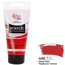 Rosa Farba akrylowa dark red 406 75ml