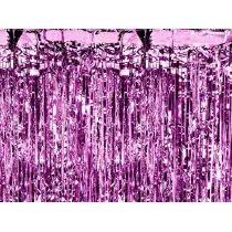 PartyDeco Kurtyna Party purpurowy 90x250cm