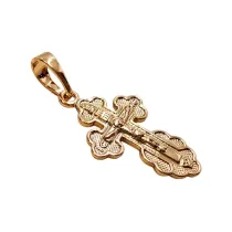 Zawieszka Krzy�yk Poz�acany 22x12mm