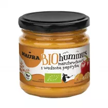 Naura Hummus marchewkowy z wdzon papryk 190 g Bio