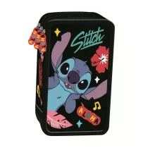 St. Majewski Pirnik szkolny potrjny z wyposaeniem Stitch Black Aloha