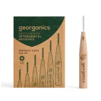 Georganics Szczoteczka mi�dzyz�bowa z drewna bukowego, do w�skich przestrzeni (0,5 mm) 6 szt.