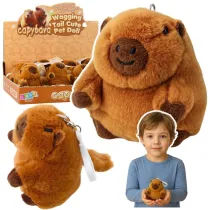 LeanToys Brelok Kapibara z kr�c�cym ogonkiem 9x8cm