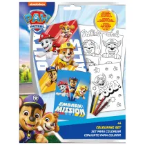 KIDS EUROSWAN Zestaw do kolorowania z kredkami Paw Patrol PW20004