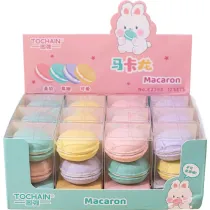 Tochain Gumka do o��wka Macaron 2szt mix