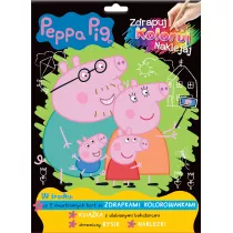 Peppa Pig. Zdrapuj, koloruj, naklejaj