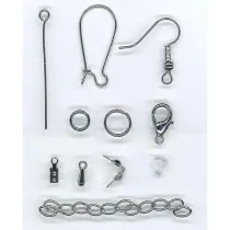 Akcesoria do biuterii srebrne 191el