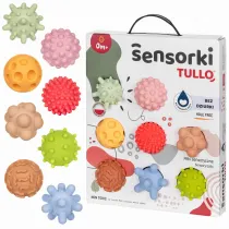 Sensorki Tullo Pi�ki sensoryczne 8 szt. bez dziurki pastelowe