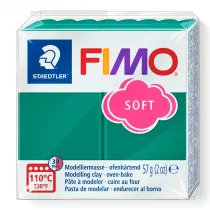 Staedtler Masa plastyczna termoutwardzalna Soft, szmaragdowa, 57g, kostka