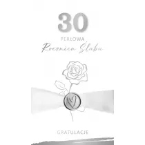 Karnet Rocznica lubu 30 - perowa