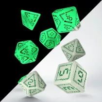 Komplet koci RPG. Cyfrowe - Fosforyzujce - Biao-zielone Q-Workshop