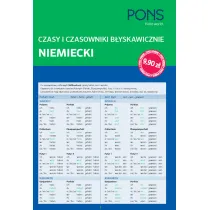 Niemiecki czasy i czasowniki b�yskawicznie PONS