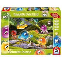 Puzzle 1000 el. Premium Quality. Spacebubble Club. Lądowanie w lesie Schmidt