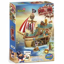 Puzzle 3D 157 el. Piracki statek skarbw Cubic Fun