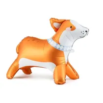 PartyDeco Balon stojcy foliowy Corgi 88x70cm