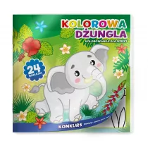 Kolorowa Dungla. Kolorowanka dla dzieci