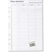 Antra Wkad do organizera A5 Plan miesica