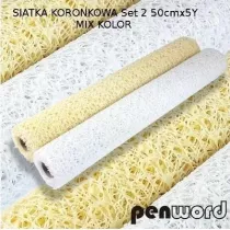 Penword Siatka koronkowa 50 cmx457 cm