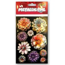 Naklejki foliowe Metalic Double Flowers PENMATE