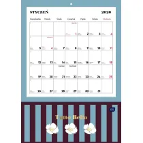 Interdruk Kalendarz 2026 cienny z kieszonk 28x40 Tutto