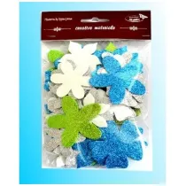 Galeria Hobby Kwiatki brokatowe 60 szt.