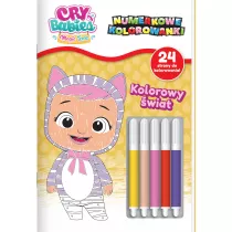 Kolorowy wiat. Numerkowe kolorowanki. Cry Babies