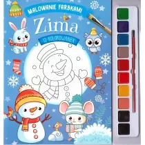 Malowane farbami. Zima