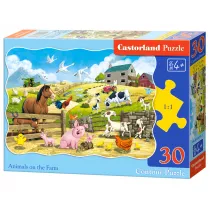 Puzzle 30 el. Animals on the Farm Castorland